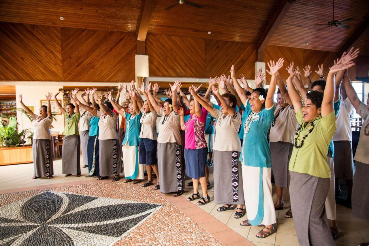 Outrigger Fiji Beach Resort Korotogo Esterno foto A group of women from the Free Wesleyan Church of Tonga