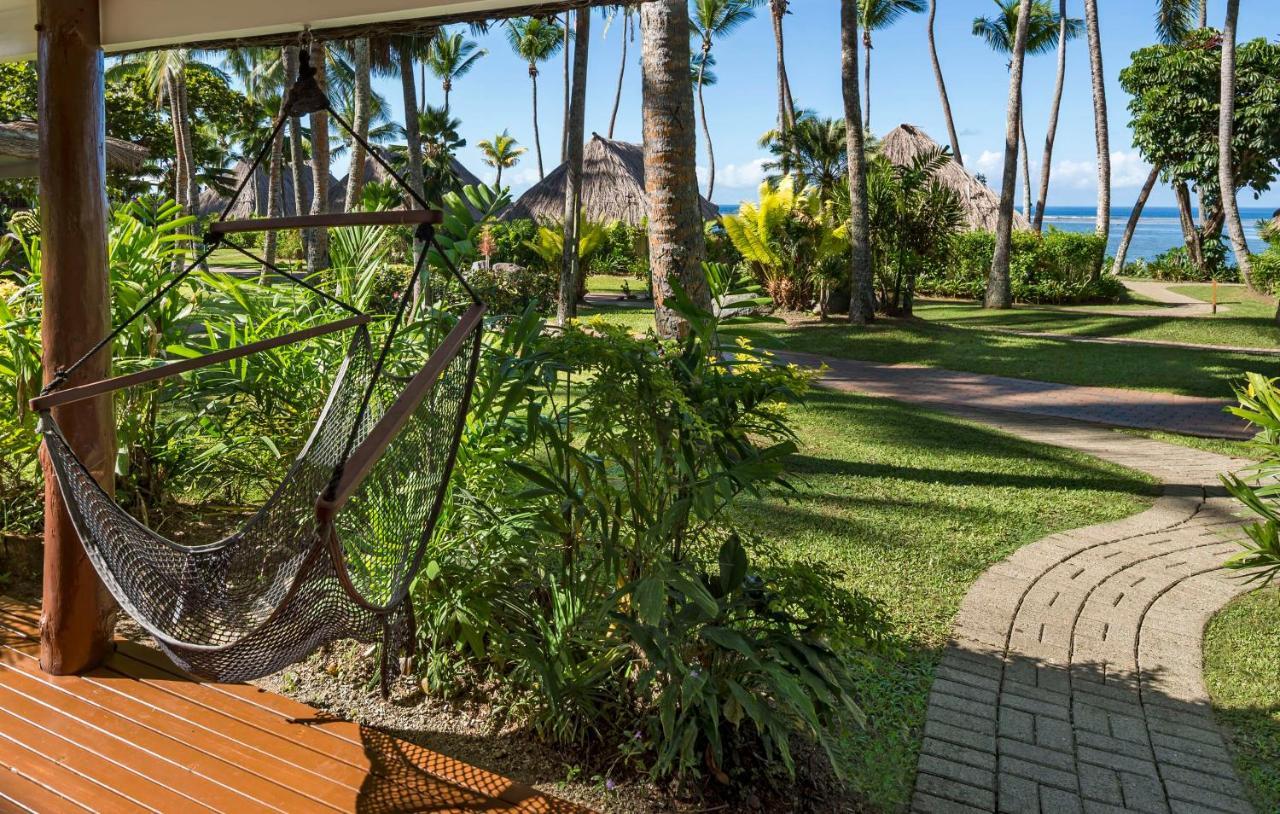 Outrigger Fiji Beach Resort Korotogo Esterno foto View from the resort